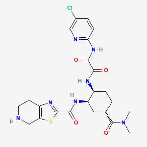 N-Desmethyl Edoxaban structure, CAS 778571-11-2