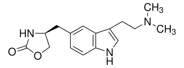 Zolmitriptan structure, CAS 13924-17-8