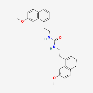 AgoMelatine DiMer Urea structure, CAS 185421-27-6