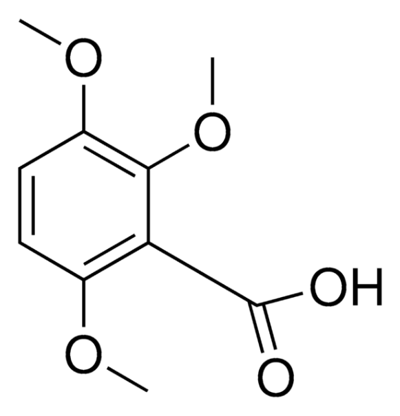 2,3,6-TRIMETHOXYBENZOIC ACID structure, CAS 60241-74-9