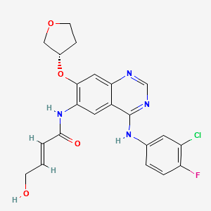 4-Hydroxy 4-Dedimethylamino Afatinib structure, CAS 2121530-37-6