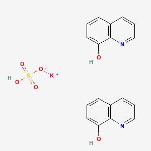 8-Hydroxyquinoline potassium sulfate structure, CAS 15077-57-3
