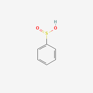 BENZENESULFINIC ACID structure, CAS 618-41-7