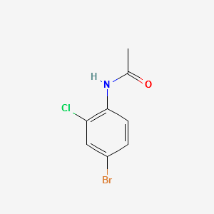 2-chloro-4-bromo acetanillide structure, CAS 3460-23-9