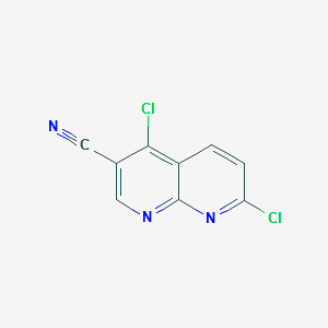 6,7-dinitro-2,3-dichloro quinazoline structure, CAS 1234616-32-0