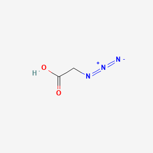 2-azido aceticacid structure, CAS 18523-48-3