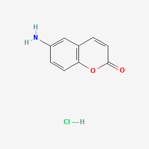 6-amino coumarin.HCl structure, CAS 63989-79-7