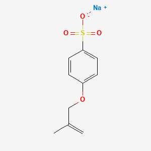 sodium 4-(2-methylprop-2-en-1-yl)benzenesulphonate structure, CAS 1208-67-9