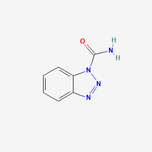 Benzotriazole-1-carboxamide structure, CAS 5933-29-9