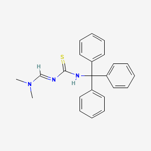 (DiMethylaMino)Methylene](triphenylMethyl)-thiourea structure, CAS 910297-67-5