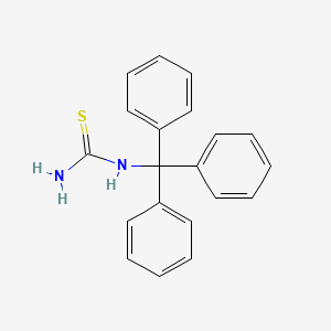N-TRIPHENYLMETHYLTHIOUREA structure, CAS 76758-01-5