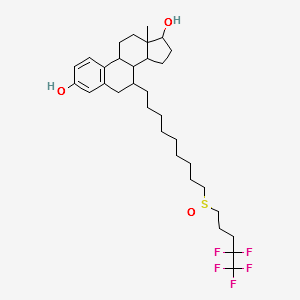 Fulvestrant (ICI 182780) R enantiomer structure, CAS 1807900-80-6