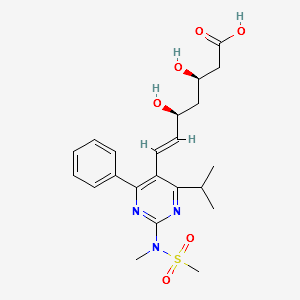 Desfluoro Rosuvastatin Sodium Salt structure, CAS 847849-66-5