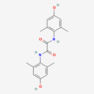 N1,N2-bis(4-hydroxy-2,6-dimethylphenyl)oxalamide structure, CAS 1809288-95-6