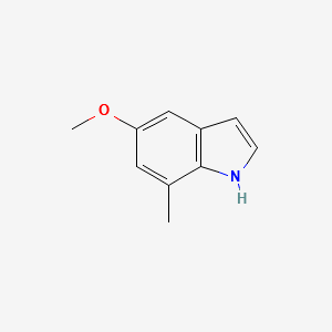 5-METHOXY-7-METHYLINDOLE structure, CAS 61019-05-4