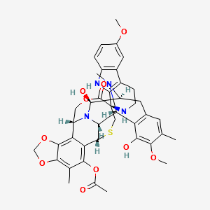 LURBINECTEDIN structure, CAS 497871-47-3