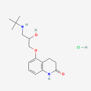 Carteolol hydrochloride structure, CAS 51781-21-6