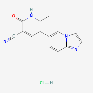 OLPRINONE HYDROCHLORIDE structure, CAS 119615-63-3