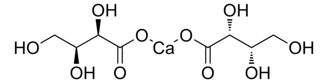 L-Threonic acid calcium salt structure, CAS 70753-61-5