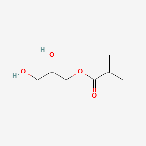 2,3-DIHYDROXYPROPYL METHACRYLATE structure, CAS 5919-74-4
