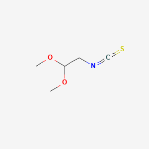 ISOTHIOCYANATOACETALDEHYDE DIMETHYL ACETAL structure, CAS 75052-04-9