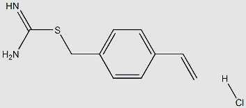 4-[(AMidinothio)Methyl]styrene hydrochloride structure, CAS 1577250-09-9