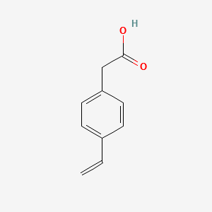 4-Vinylbenzeneacetic acid structure, CAS 46122-65-0