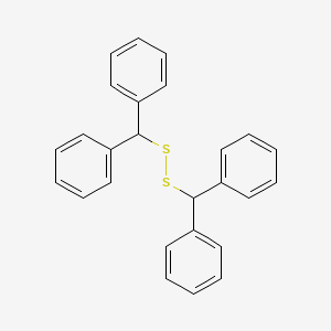 Disulfide, bis(diphenylmethyl) structure, CAS 1726-02-9