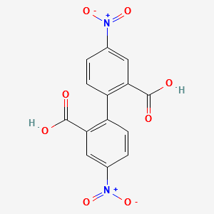 4,4'-Dinitrodiphenic acid structure, CAS 20246-81-5