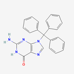 9N-Trityl Guanine structure, CAS 374678-33-8