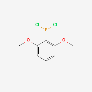 Phosphonous dichloride, (2,6-dimethoxyphenyl)- structure, CAS 82614-84-4