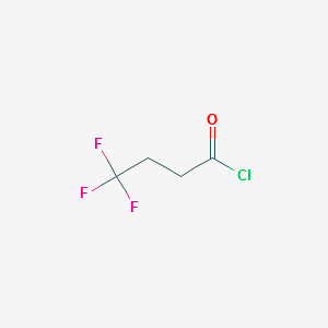 4,4,4-Trifluorobutanoyl chloride structure, CAS 406-91-7