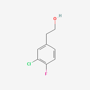 3-CHLORO-4-FLUOROPHENETHYL ALCOHOL structure, CAS 340825-21-0