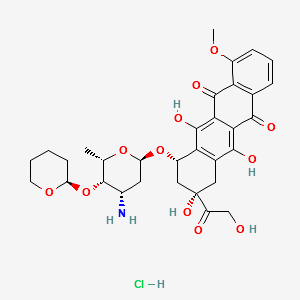 Pirarubicin (Hydrochloride) structure, CAS 95343-20-7