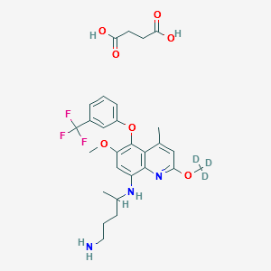 Tafenoquine-d3 structure, CAS 1133378-83-2