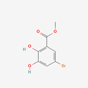 methyl 5-bromo-2,3-dihydroxybenzoate structure, CAS 105603-49-4