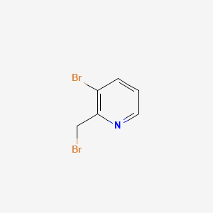 3-bromo-2-(bromomethyl)pyridine structure, CAS 754131-60-7