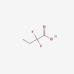 2,2-DIFLUOROBUTYRIC ACID structure, CAS 2366-62-3