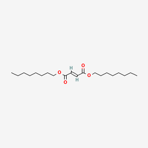 Dioctyl fumarate structure, CAS 2997-85-5