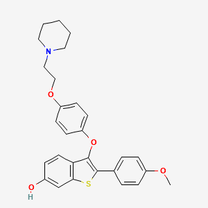 Arzoxifiene hcl INT-A&INT-B structure, CAS 182133-25-1