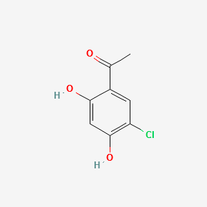 5'-Chloro-2',4'-Di hydroxy aceto phenone structure, CAS 90110-32-0