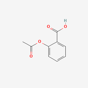 2-Carboxy phenyl acetate(Aspirin) Crude structure, CAS 98201-60-6