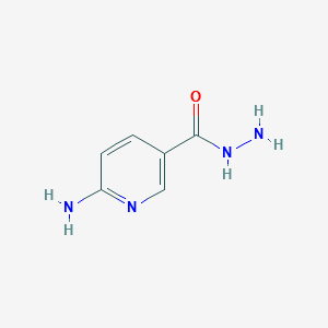 6-AMINONICOTINOHYDRAZIDE structure, CAS 42596-56-5