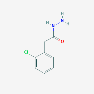 (2-CHLORO-PHENYL)-ACETIC ACID HYDRAZIDE structure, CAS 22631-60-3