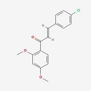 4-Chloro-2',4'-Dimethoxychalcone structure, CAS 2A-3182534