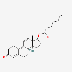 4, 9, 11-ESTRATRIEN-17β-OL-3-ONE ENANTHATE structure, CAS 1629618-98-9