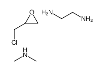 POLY(DIMETHYLAMINE-CO-EPICHLOROHYDRIN-CO-ETHYLENEDIAMINE) structure, CAS 42751-79-1
