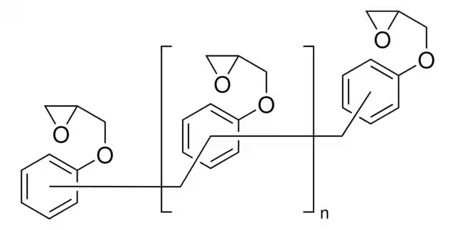 POLY[(PHENYL GLYCIDYL ETHER)-CO-FORMALDEHYDE] structure, CAS 28064-14-4