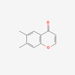 6,7-DIMETHYLCHROMONE structure, CAS 288399-56-4