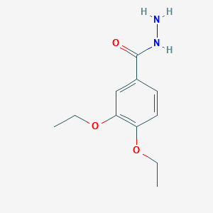 3,4-DIETHOXYBENZHYDRAZIDE structure, CAS 380482-31-5